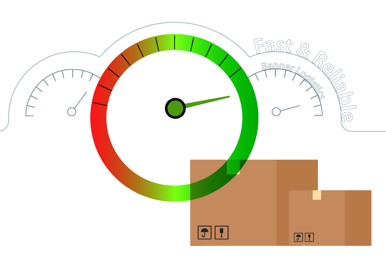 Performance Metre and illustration of parcel boxes